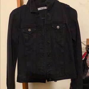 Black jean jacket